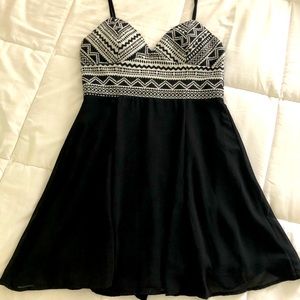 Black Game day Dress